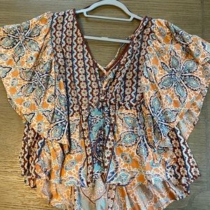 NWT Boho top Francesca’s Angie brand large